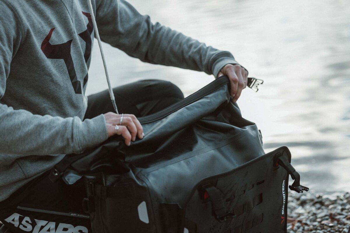 SW-Motech SysBag WP L avec plaque d'adaptation à gauche pour Honda XL 750 Transalp (23-) SW-Motech
