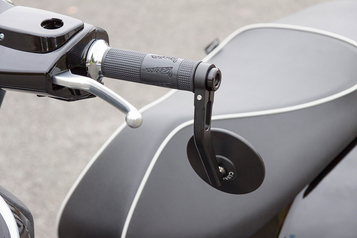 Miroir de guidon Clubman pour Vespa ET / LX / LXV /S / GTS / GTS Super / GTV / GTS HPE / GT