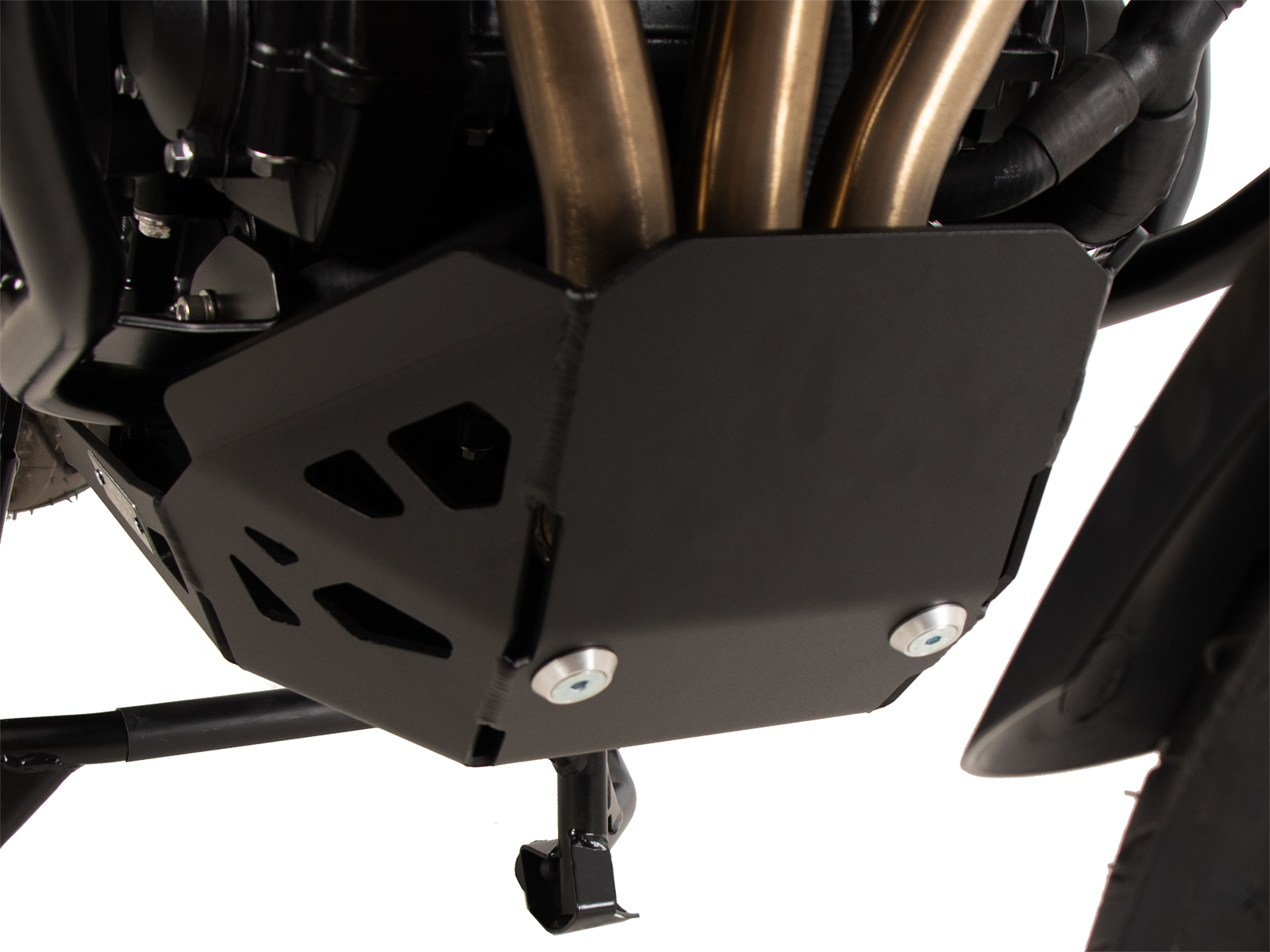 Plaque de protection moteur noire pour Triumph Tiger 900 Rally Pro (24-) Hepco & Becker