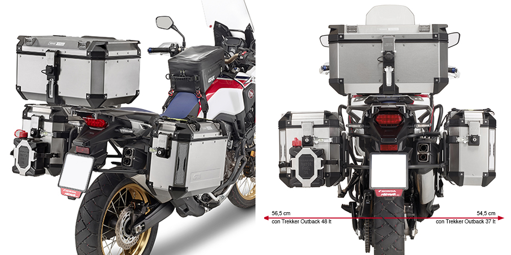Support de valises latérales pour Honda CRF1000L Africa Twin (année 16-17) Givi