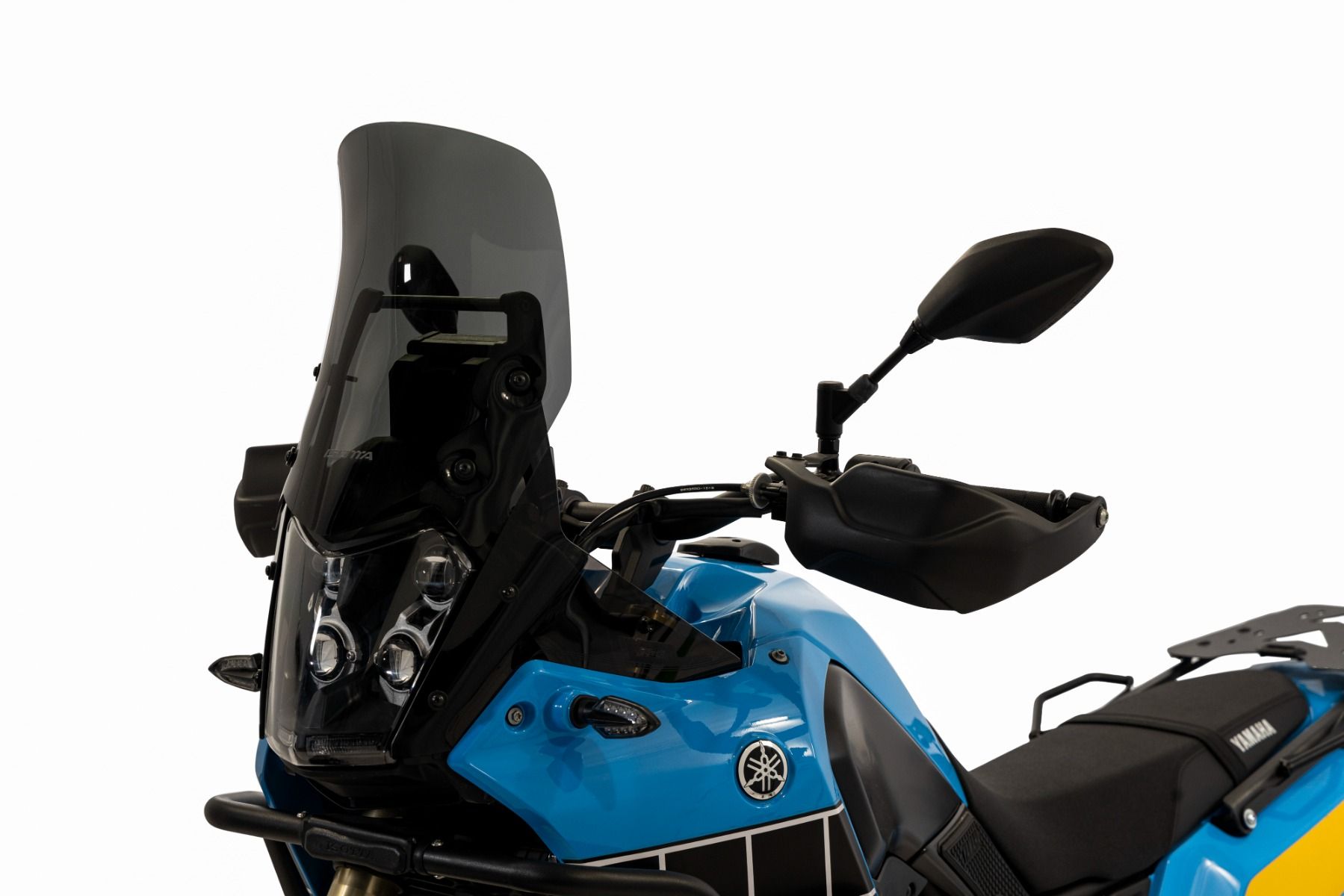 Pare-brise Rally noir mat pour Yamaha Ténéré 700 (19-24)