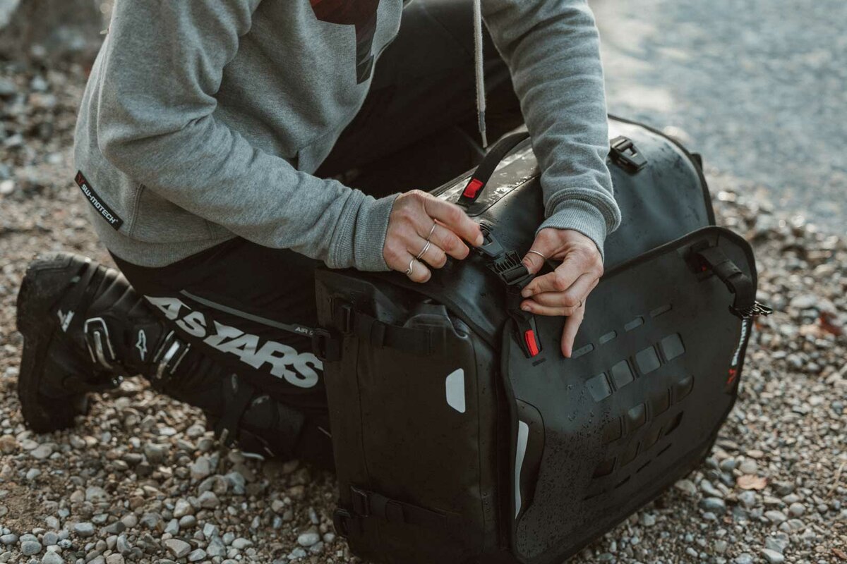 SW-Motech SysBag WP L avec plaque d'adaptation à gauche pour Honda XL 750 Transalp (23-) SW-Motech