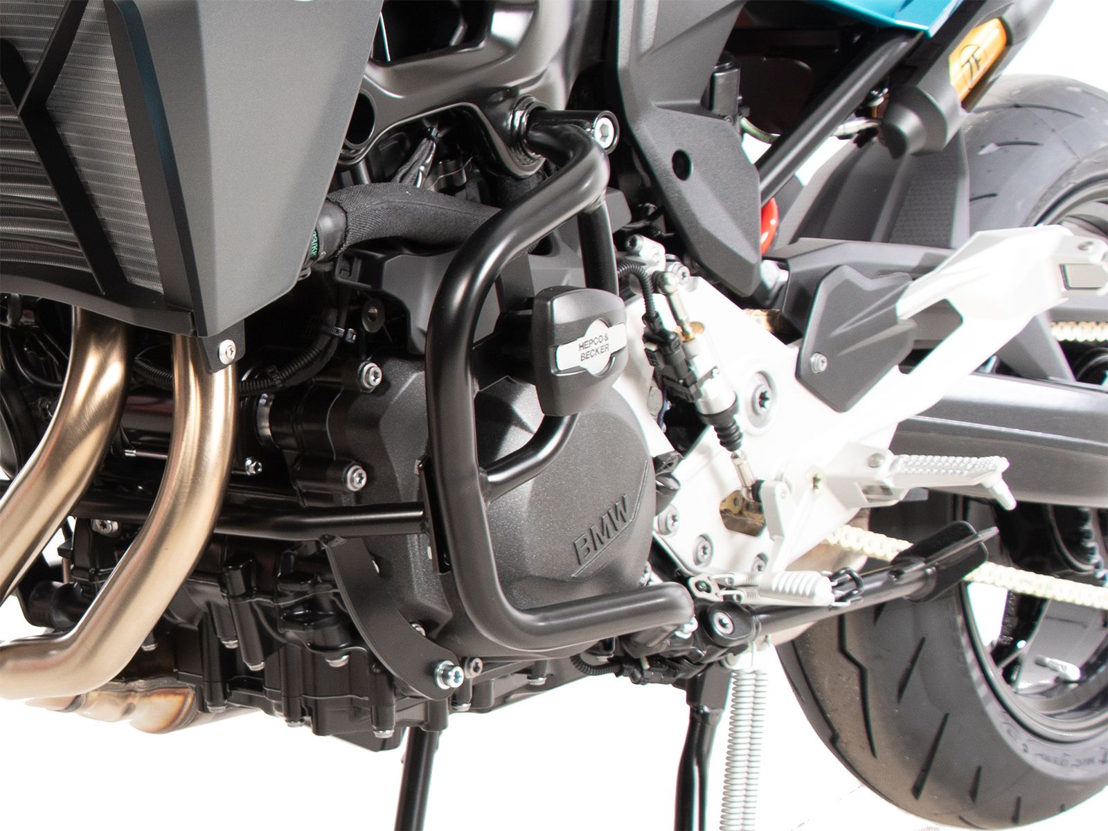 Arceau de protection moteur avec protectionpad noir pour BMW F 900 R (25-) Hepco & Becker