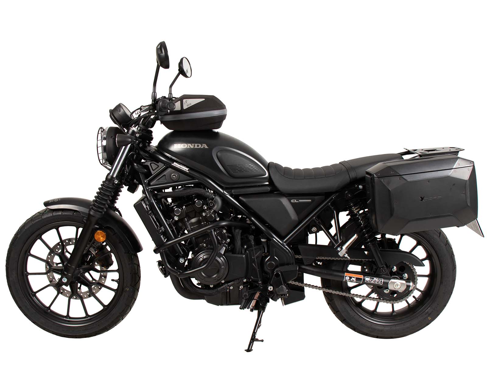 Support latéral C-Bow gauche noir pour Honda CL 500 Scrambler (23-) Hepco & Becker