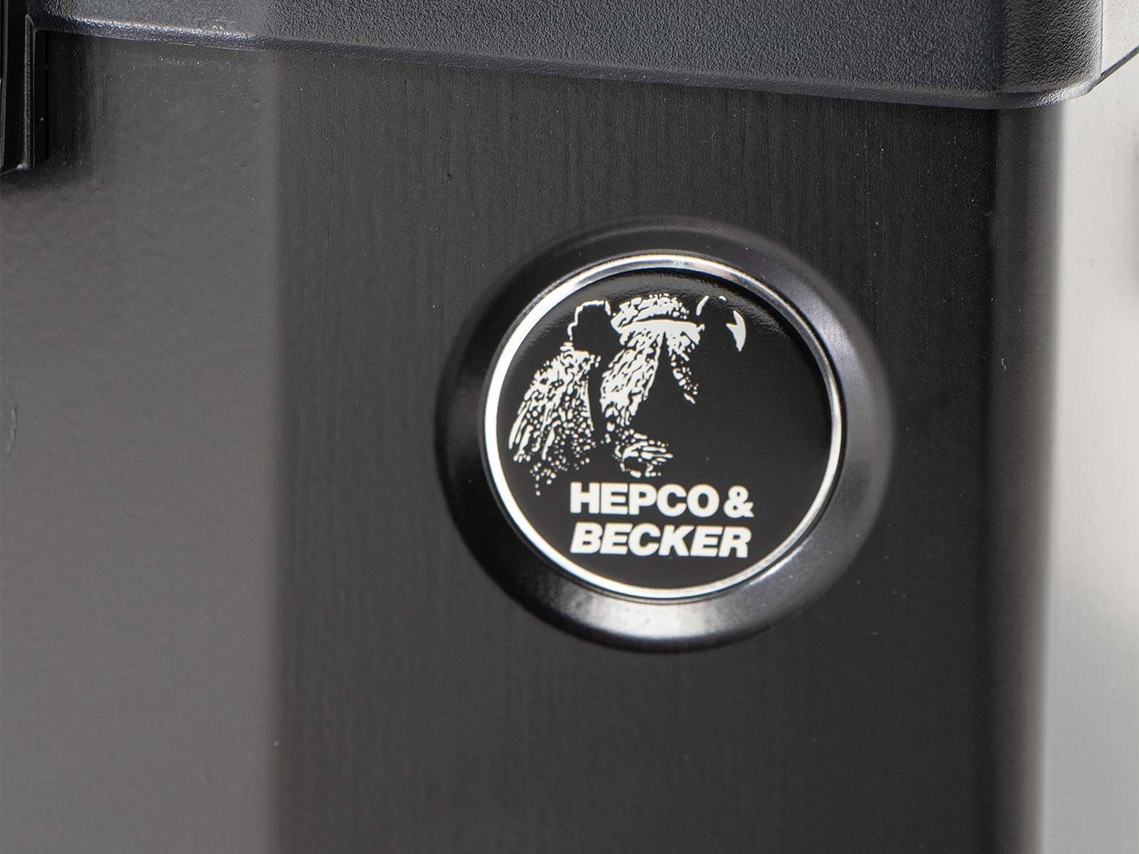 Topcase en aluminium Xplorer 60 litres aluminium noir Hepco & Becker