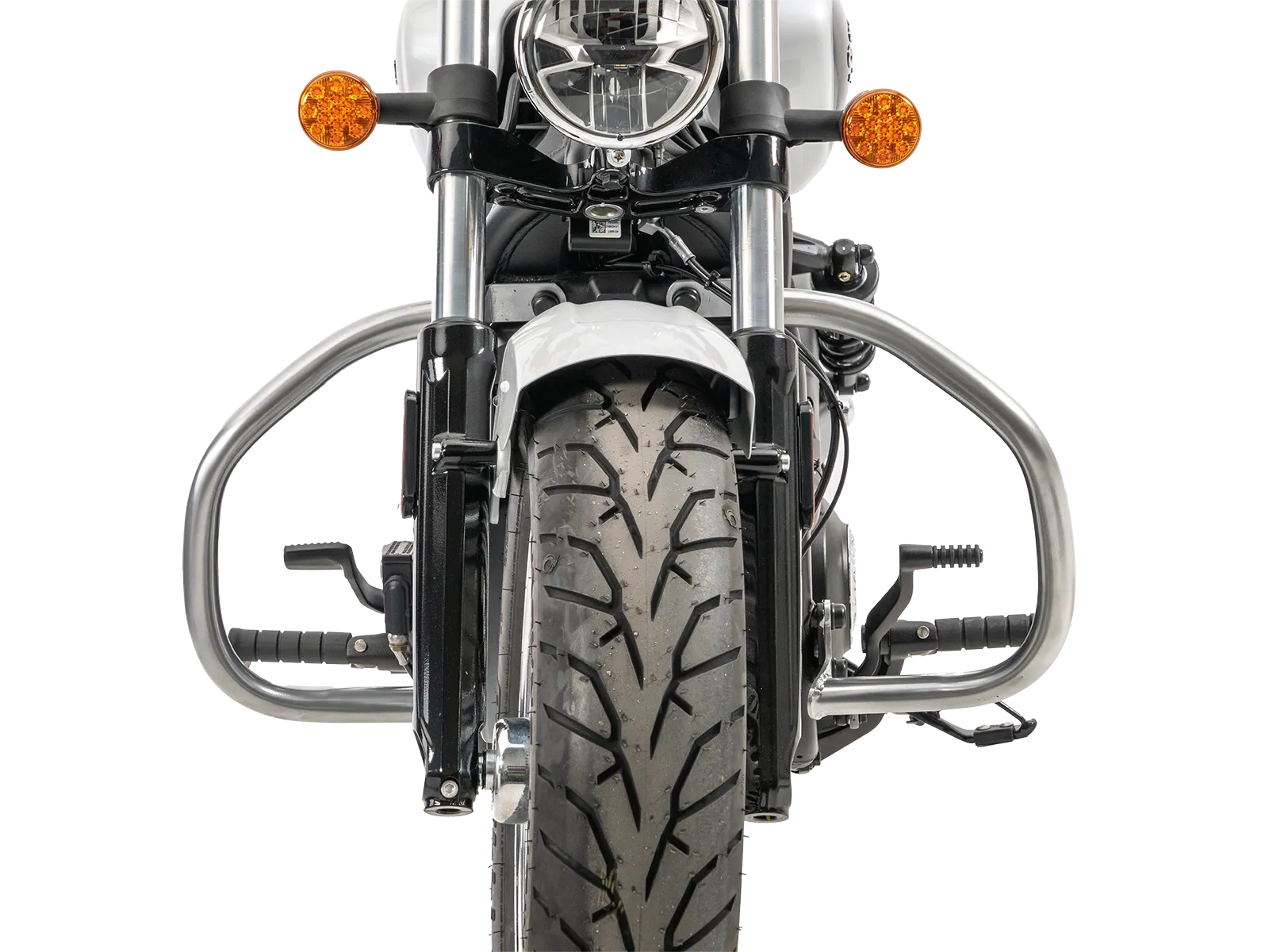 Arceau de protection moteur chromé pour Indian Scout Bobber 1250 (25-) Hepco & Becker