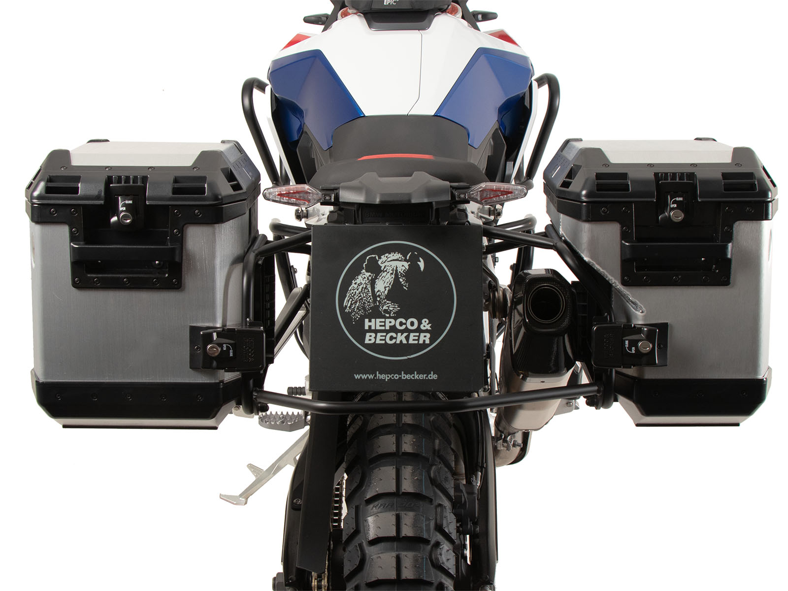 Kit de valises latérales argent pour BMW F 900 GS (24-) Hepco & Becker
