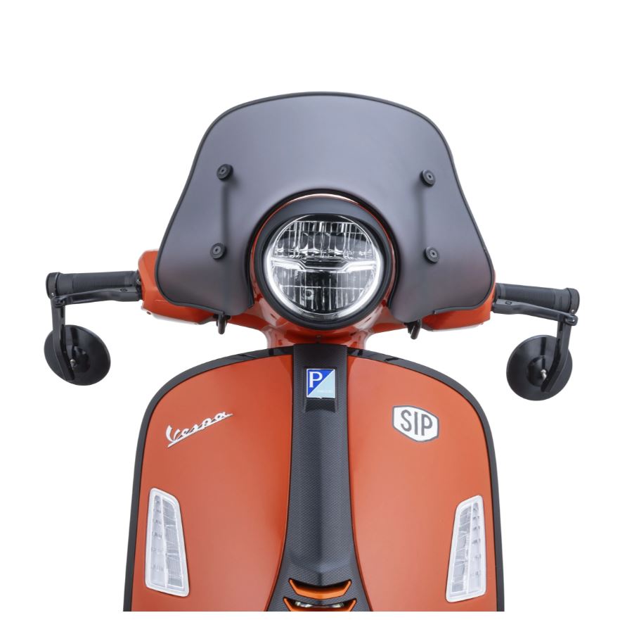 Flyscreen ERMAX Piccolo pour Vespa GTS/GTS Super (`23-), noir mat