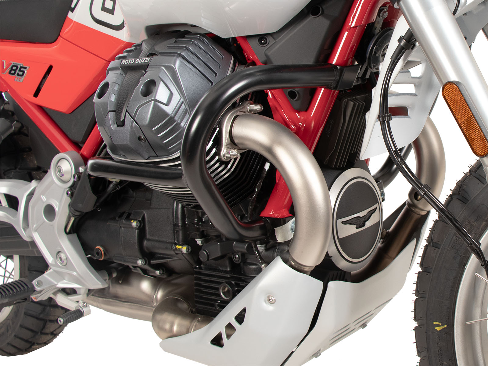 Arceau de protection moteur noir pour Moto Guzzi V85 TT (24-) Hepco & Becker