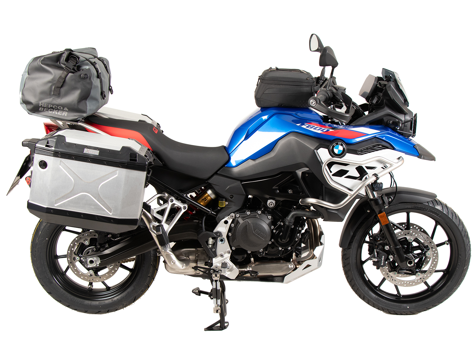 Elargissement du pont de bagages pour combinaison avec pont en acier inoxydable d'origine pour BMW F 800 GS (24-)