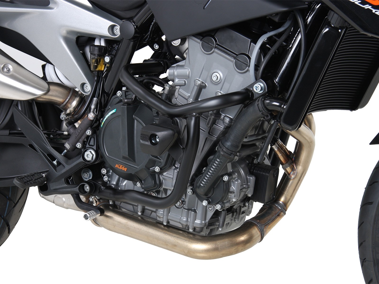Arceau de protection moteur noir KTM 790 Duke à partir de l'année 2018 Hepco & Becker
