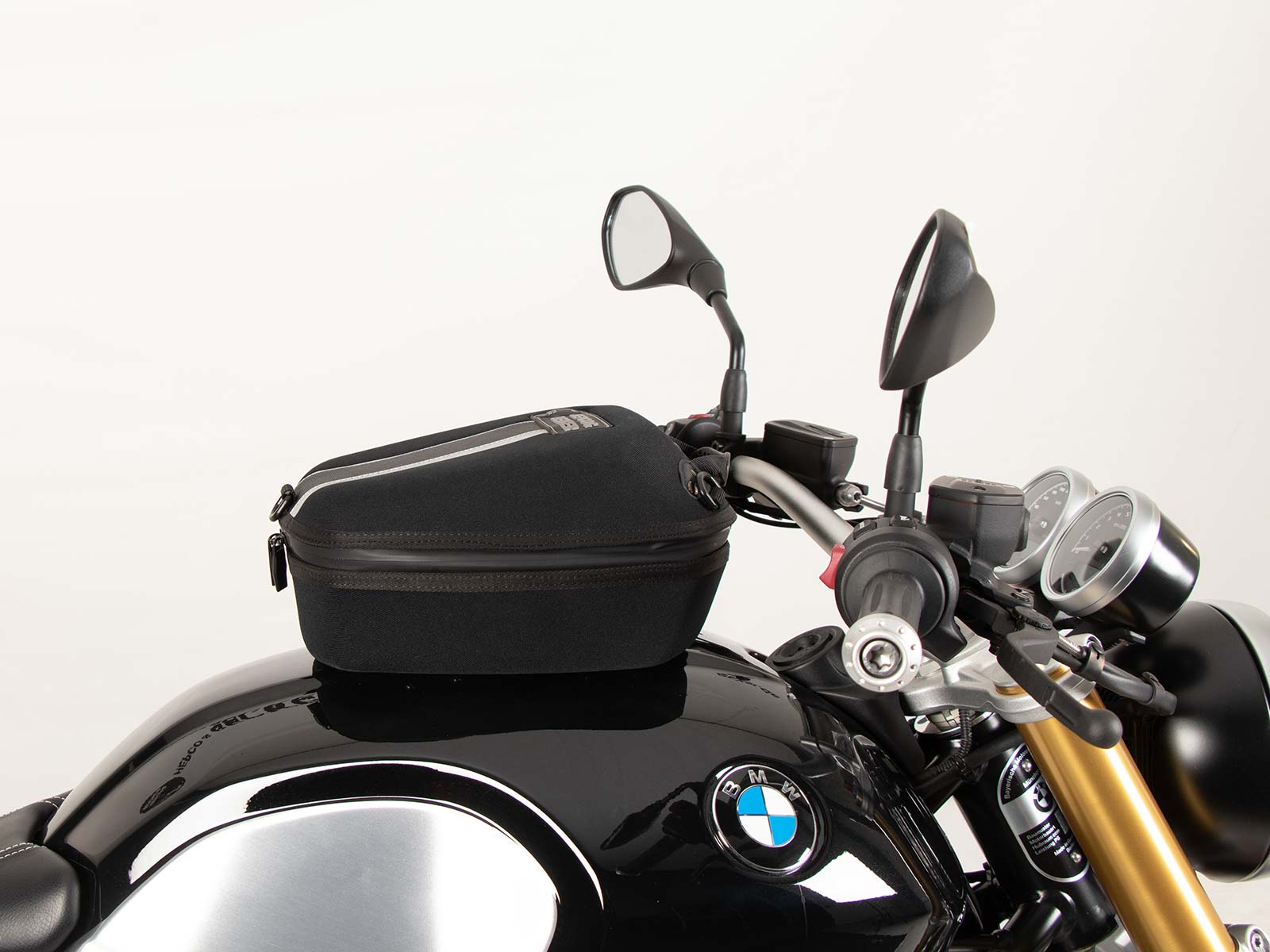 Anneau de réservoir Basic avec unité de fermeture de la sacoche de réservoir pour BMW R nineT Scrambler (16-23) Hepco & Becker