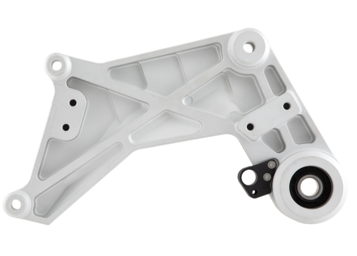 Bras oscillant pour pot d'échappement racing, arrière pour Vespa GTS/GTS Super/GTV 125-300ccm avec ABS, argenté