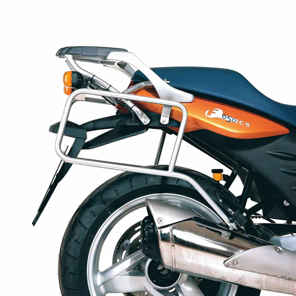 Support de valises latérales vissé noir pour BMW F 650 CS (02-05) Hepco & Becker
