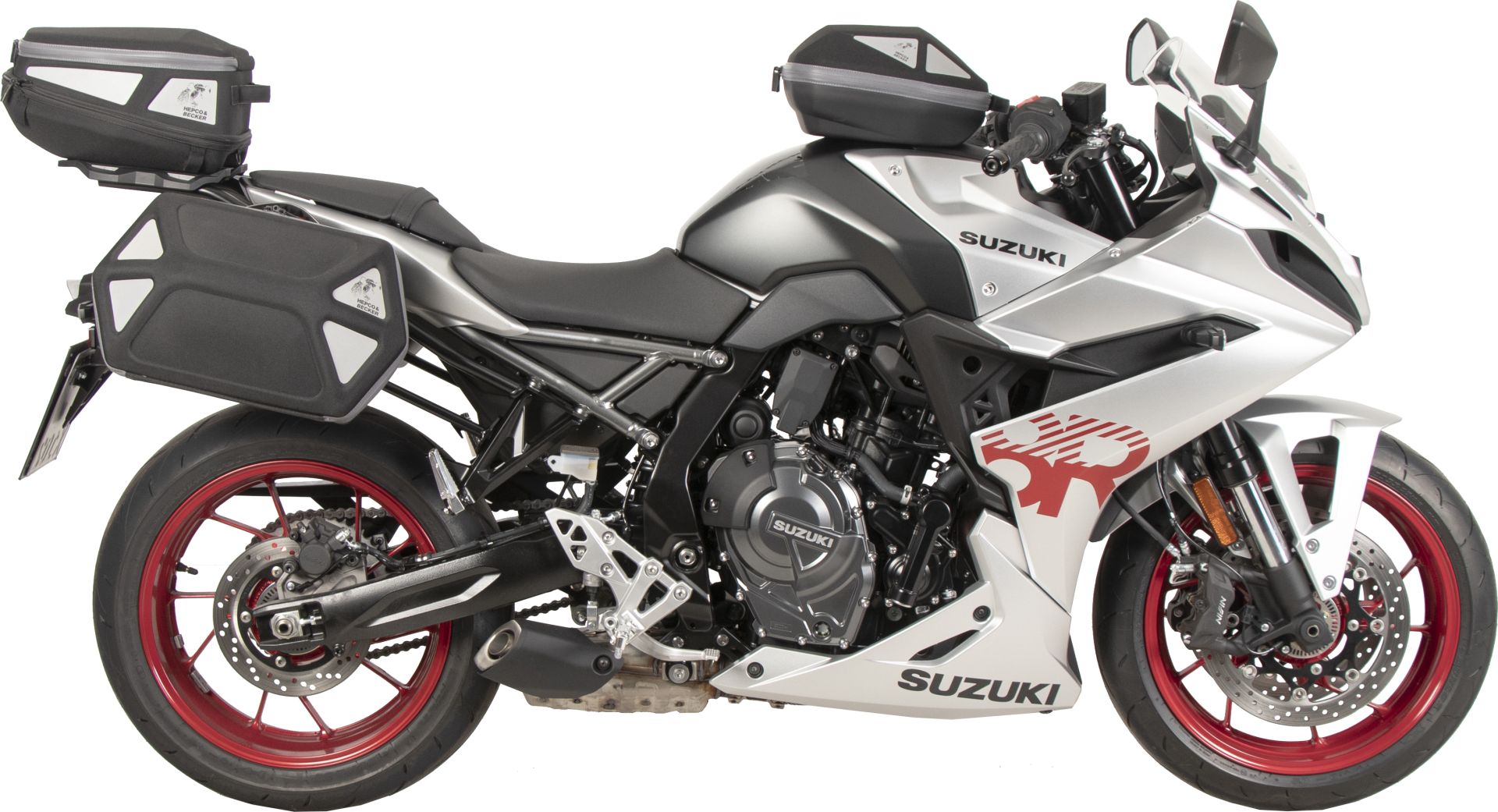 Porte-bagages arrière Smartrack noir pour Suzuki GSX-8R (24-) Hepco & Becker