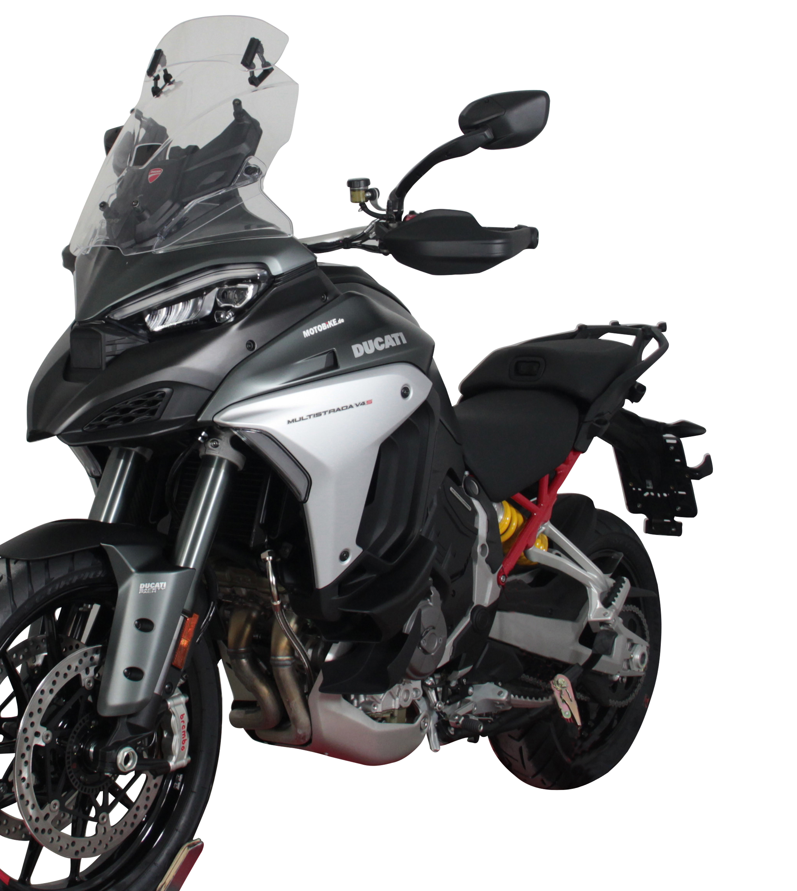 Cache-sommier MRA "VTM" transparent pour Ducati Multistrada V4 (21-)