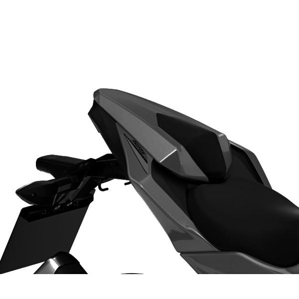 Couverture de siège passager "Metallic Flat Spark Black" (739) pour Kawasaki Ninja /Z 125