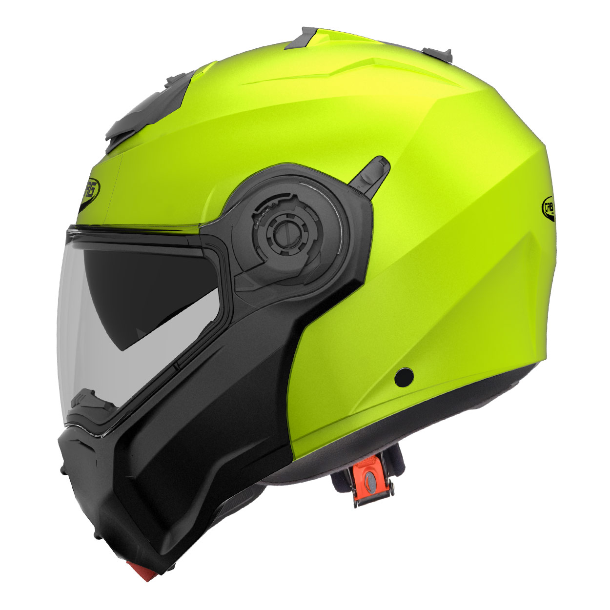 Caberg casque Droid Hi Vizion, jaune fluo/noir