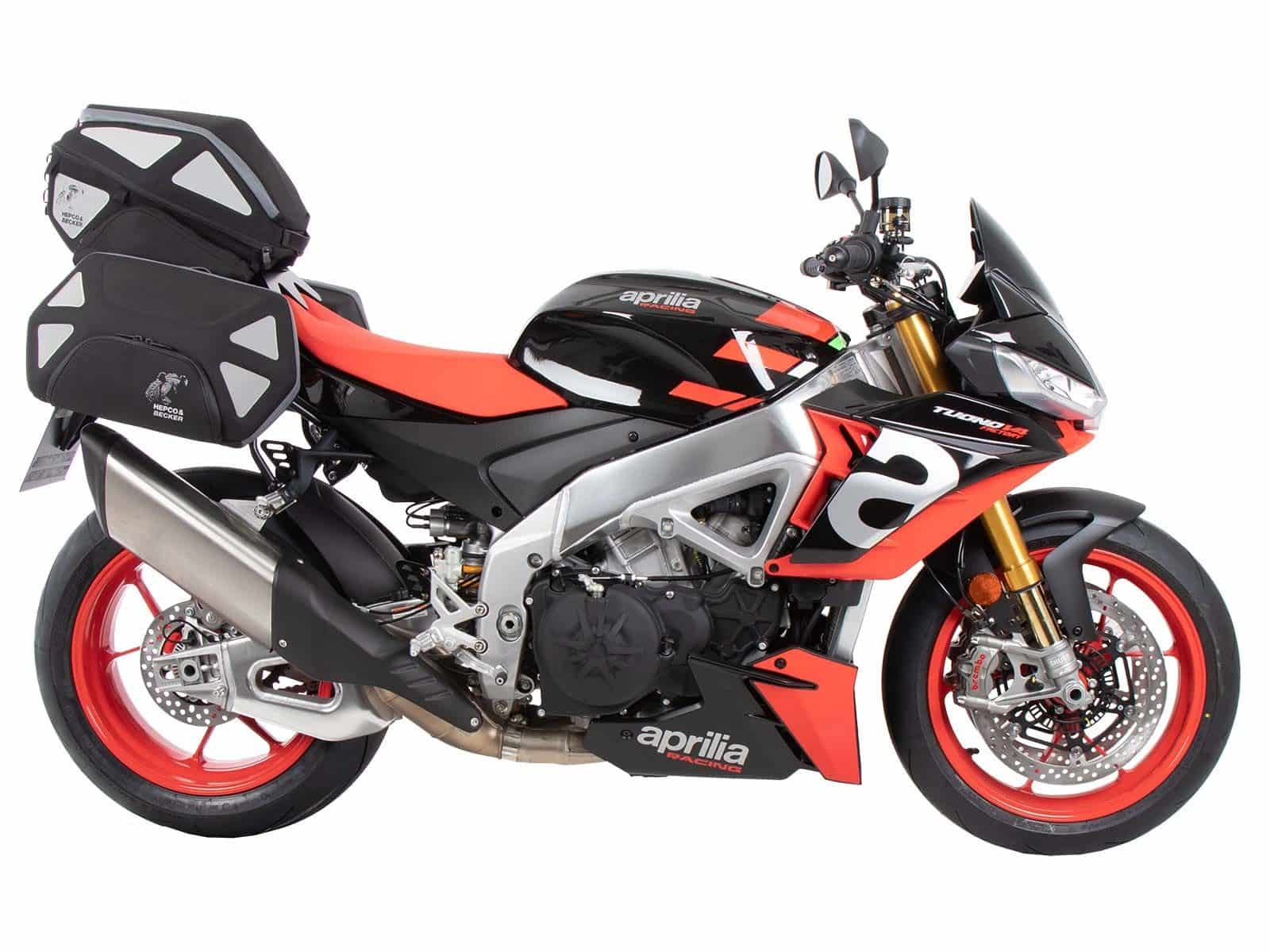 Rack sport fixe vissé noir pour Aprilia Tuono V4 Factory /RSV 4 /RSV 4 Factory (21-24)