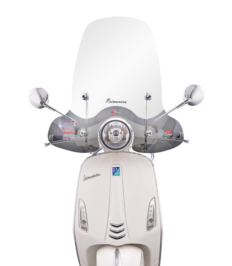 Pare-brise FACO haut pour Vespa Primavera /Elettrica 50-125ccm 2T/4T ('14-), clair