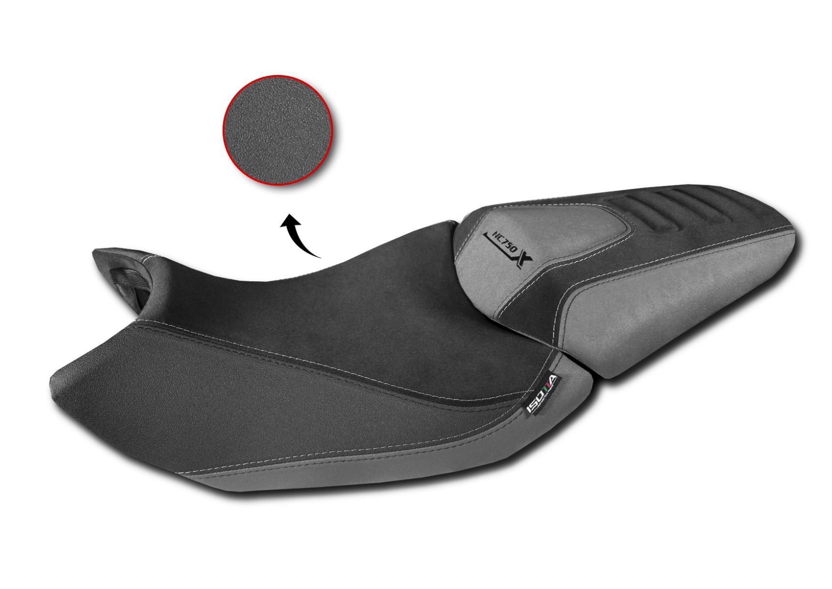Housse de siège confort pour Honda NC 750 X (21-24) Triple Black