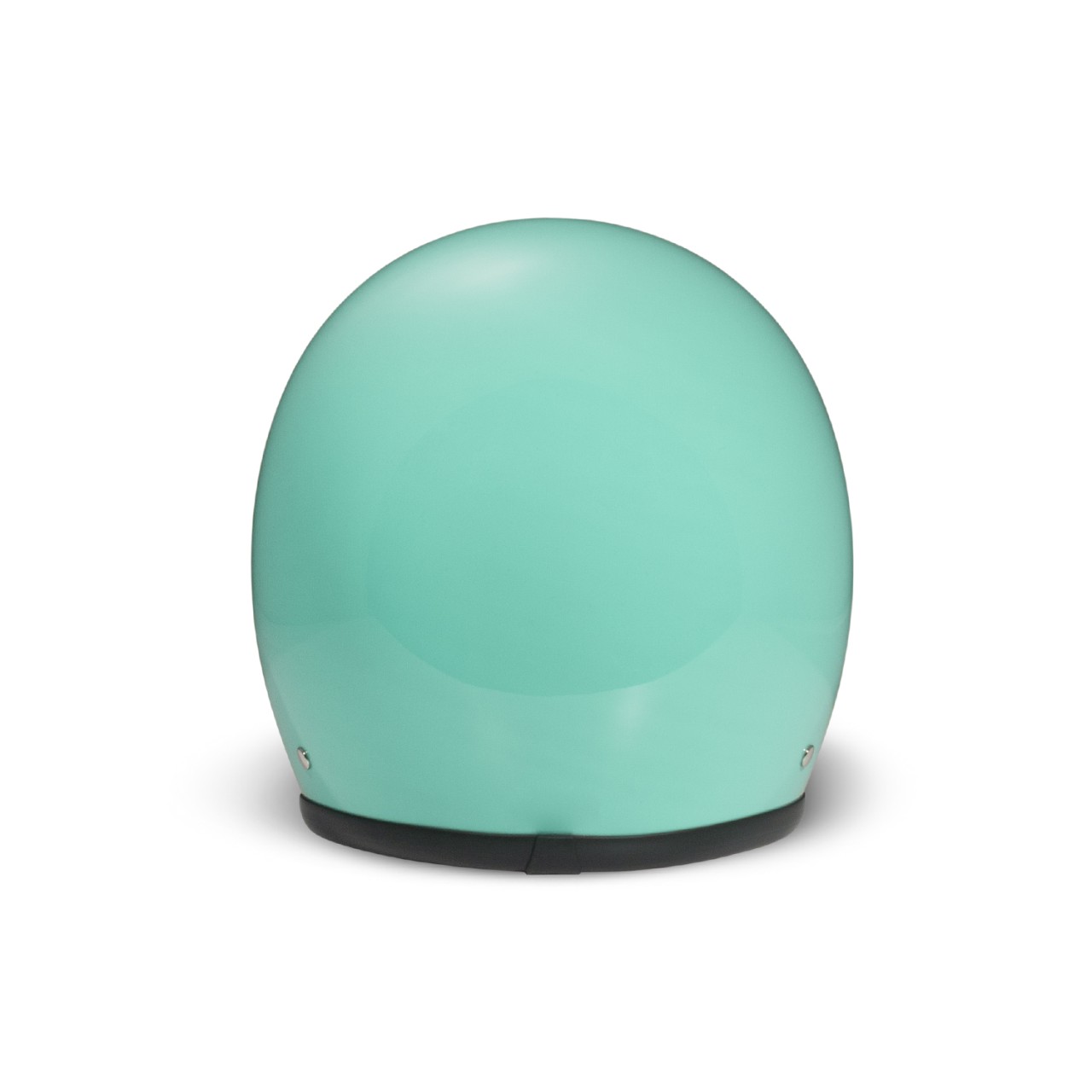 DMD casque jet rétro, turquoise, brillant, turquoise, fibre de verre, ECE 22.06