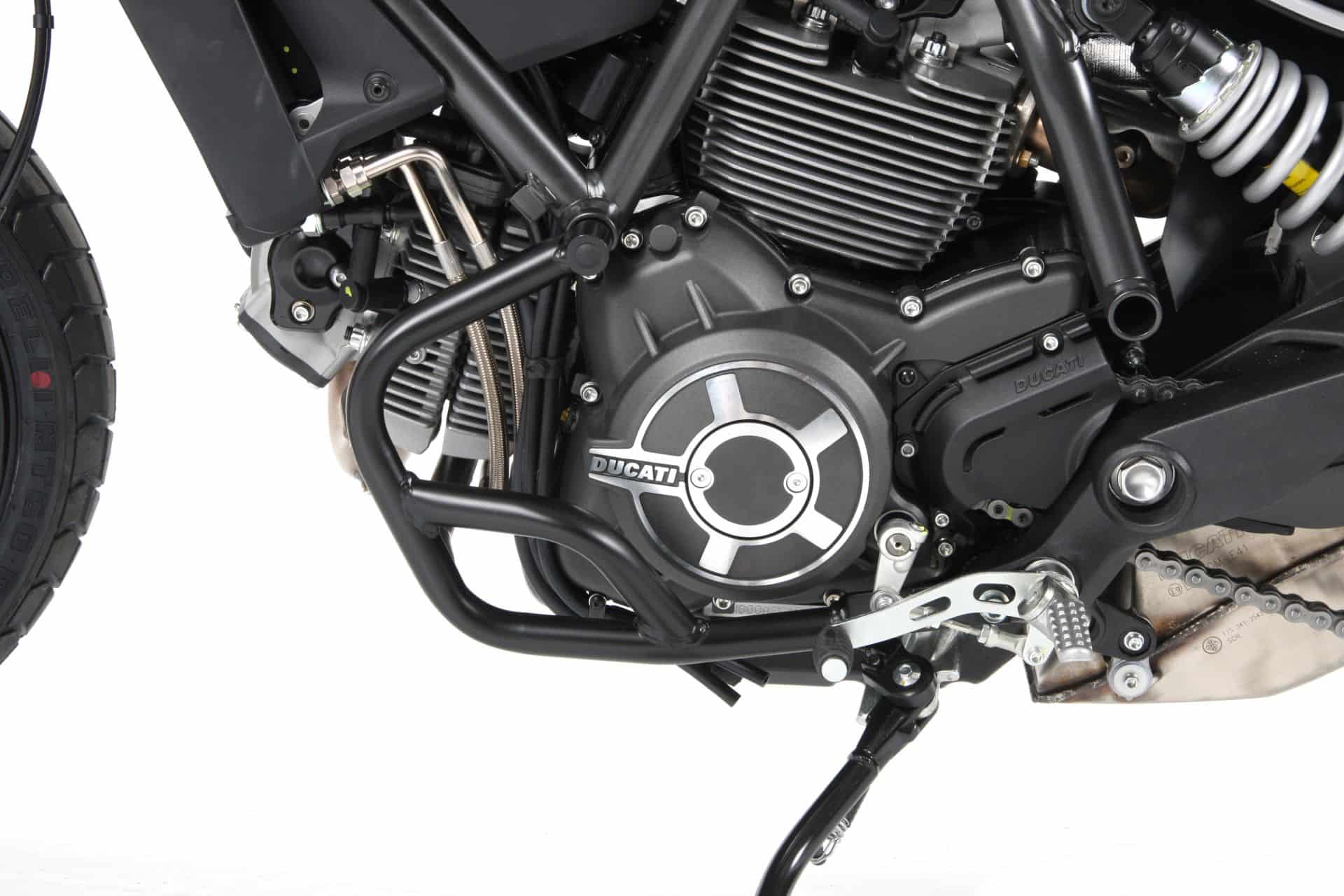 Arceau de protection du moteur noir pour Ducati Scrambler 800 (15-18) Hepco & Becker