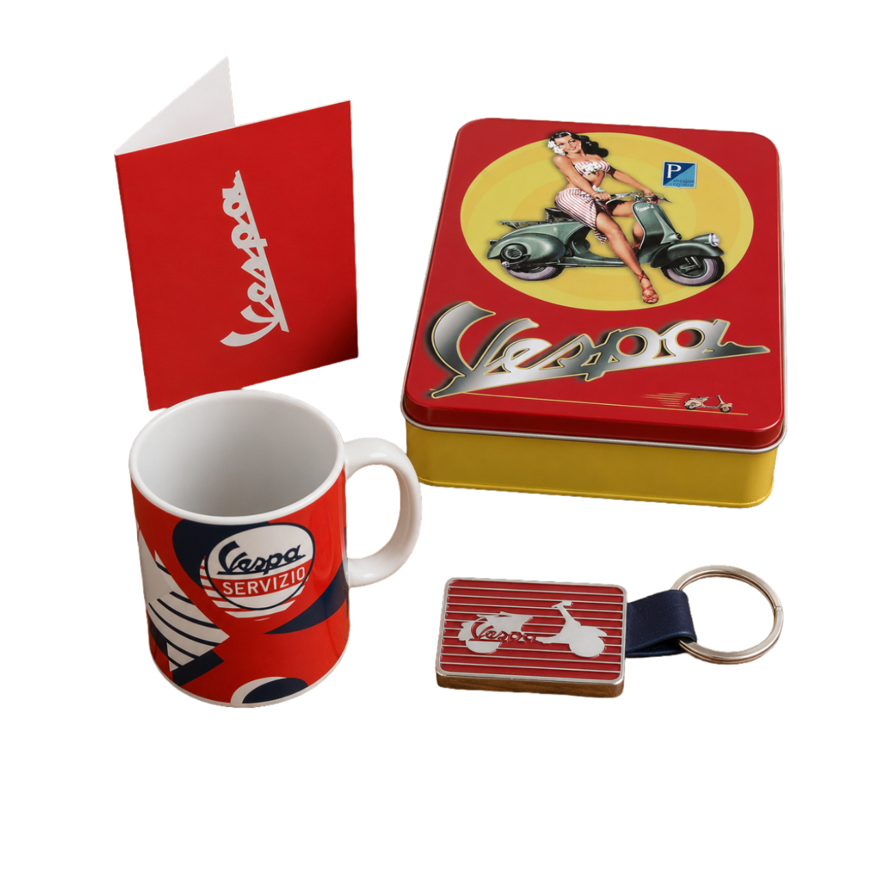 Pack de produits dérivés Vespa « Pin-up »