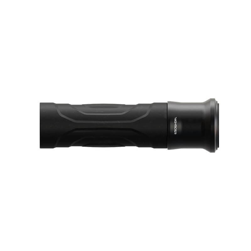 HIGHSIDER pro Esagano-RS poignée en caoutchouc noir 7/8 pouce (22,2 mm), 125 mm (paire)