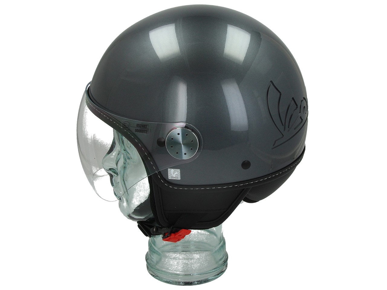 Casque Vespa Jet Visor 3.0 Gris Travolgente (G03)