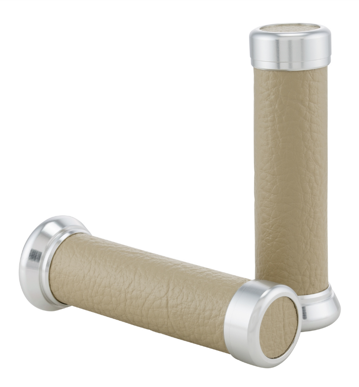 Poignées Retro Ø 24/24 mm, L 130 mm pour Vespa ET2/ET4/LX/LXV/S/Primavera/Sprint 50-150ccm, beige
