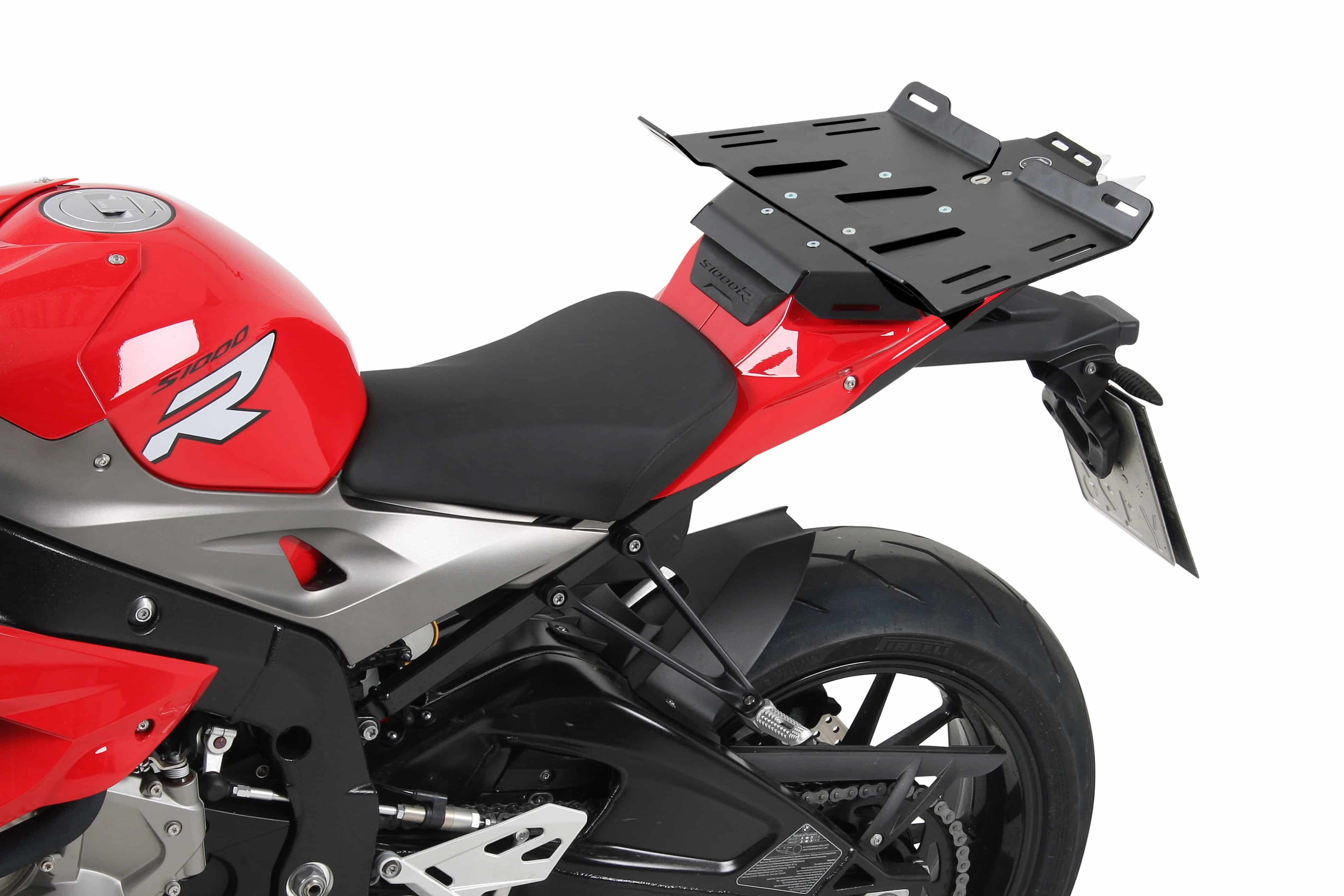 Elargissement du pont de bagages noir pour combinaison avec sportrack pour BMW S 1000 RR (09-11)