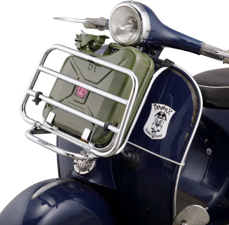 Porte-bagages avant pour Vespa PX 80-200ccm, pliable, noir