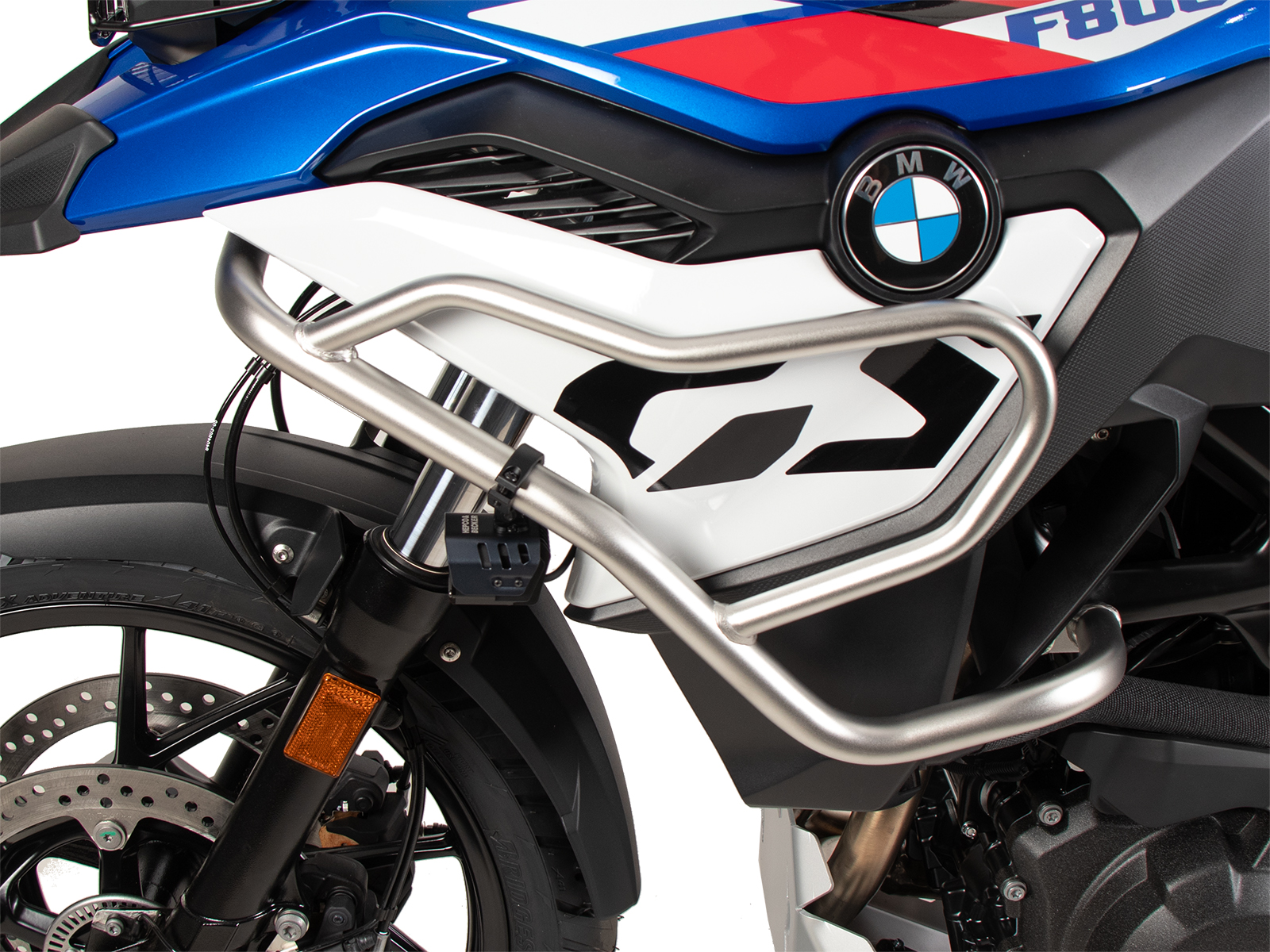 Arceau de protection du réservoir en acier inoxydable pour BMW F 800 GS (24-) Hepco & Becker