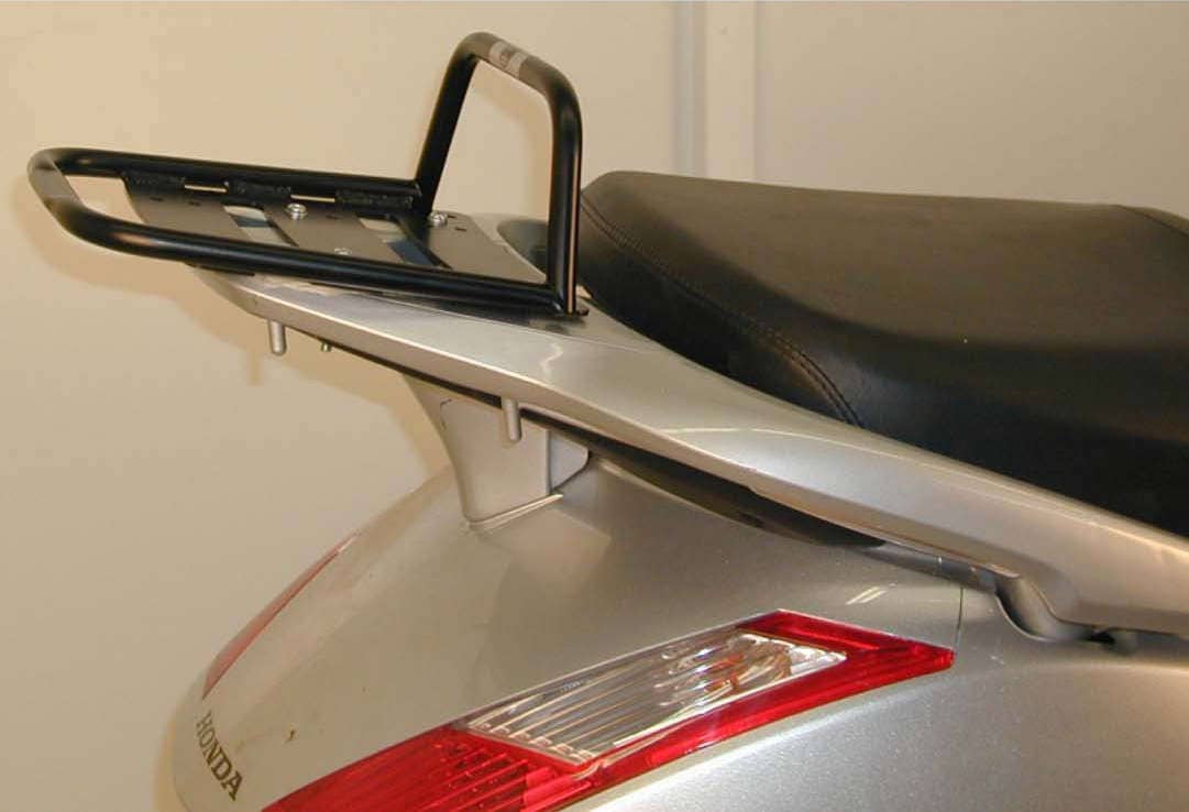 Porte-bagages tubulaire support de top case noir pour Honda FES 125 Pantheon (03-07) Hepco & Becker