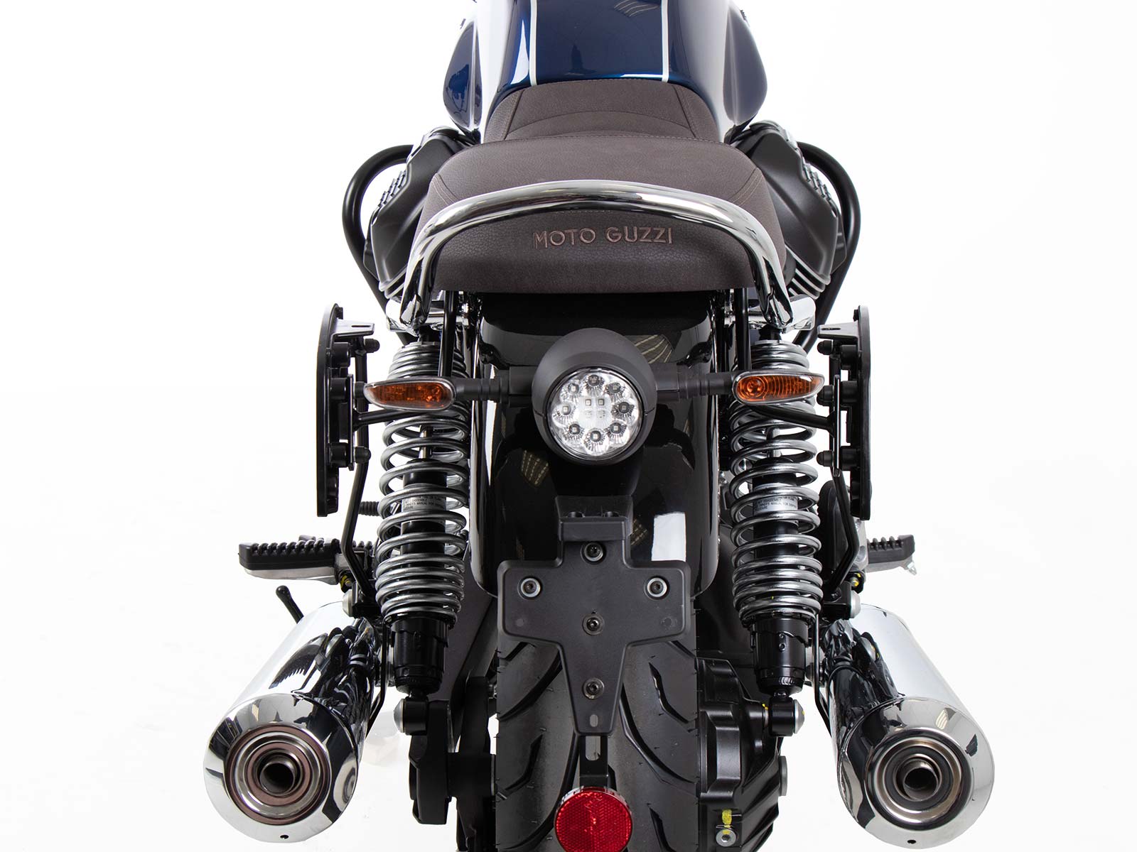Supports latéraux C-Bow noirs pour Moto Guzzi V7 850 Stone Corsa (2024) Hepco & Becker