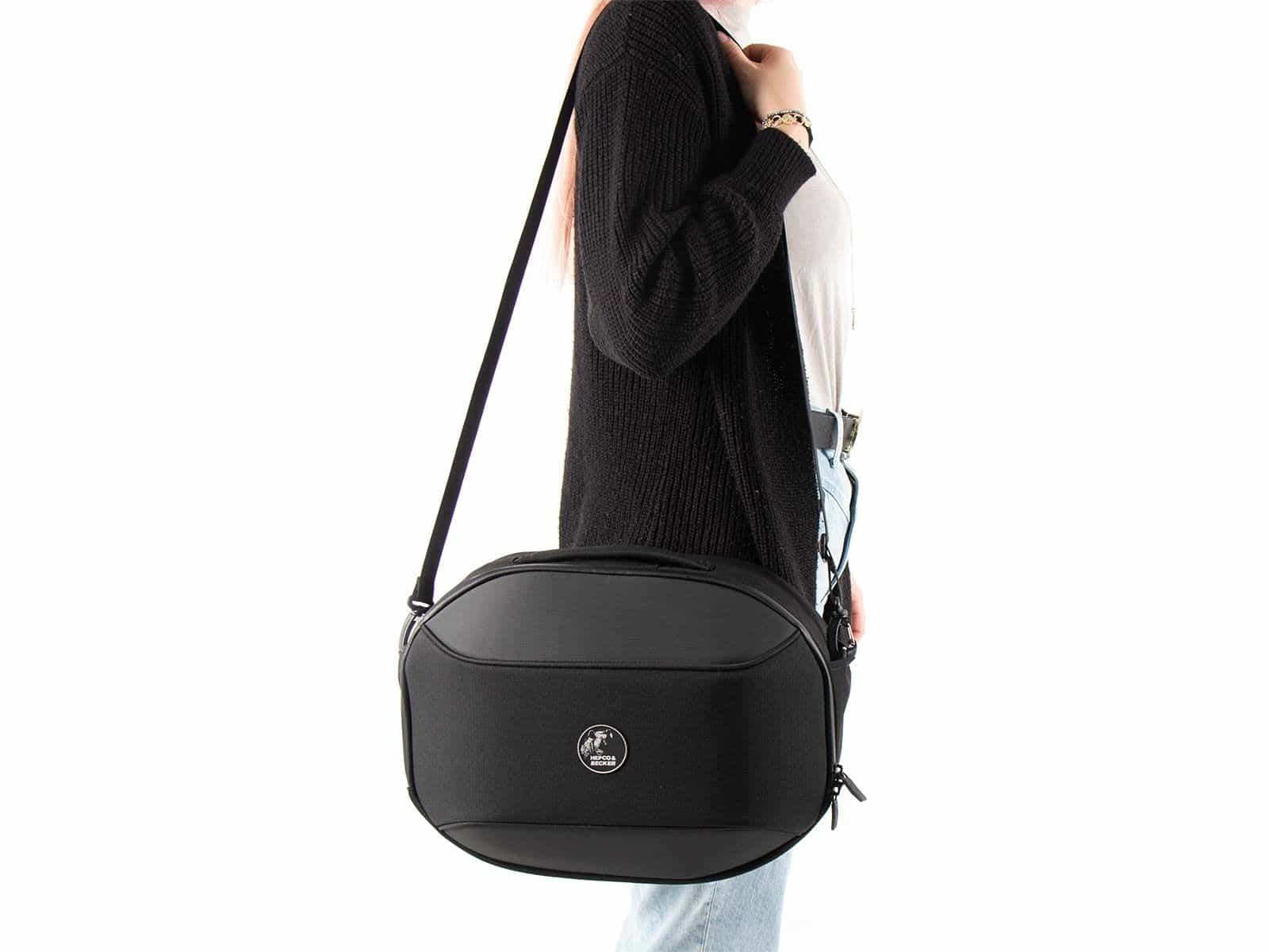 Sacoche souple Street Sacoche individuelle noire pour support C-Bow Hepco & Becker