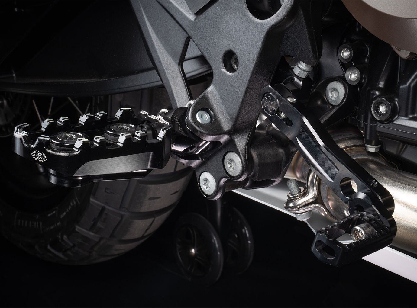 Gilles TECH-X repose-pieds Enduro avec ABE pour Ducati Multistrada 1200 /S, 1260 /S