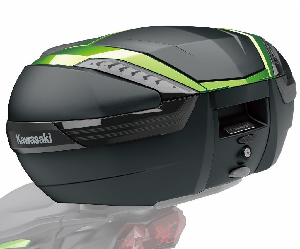 Panneau pour top case 47L original Kawasaki - Candy Lime Green Type3 (51P)