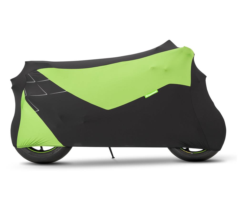 Bâche de protection pour moto verte/noire originale Kawasaki