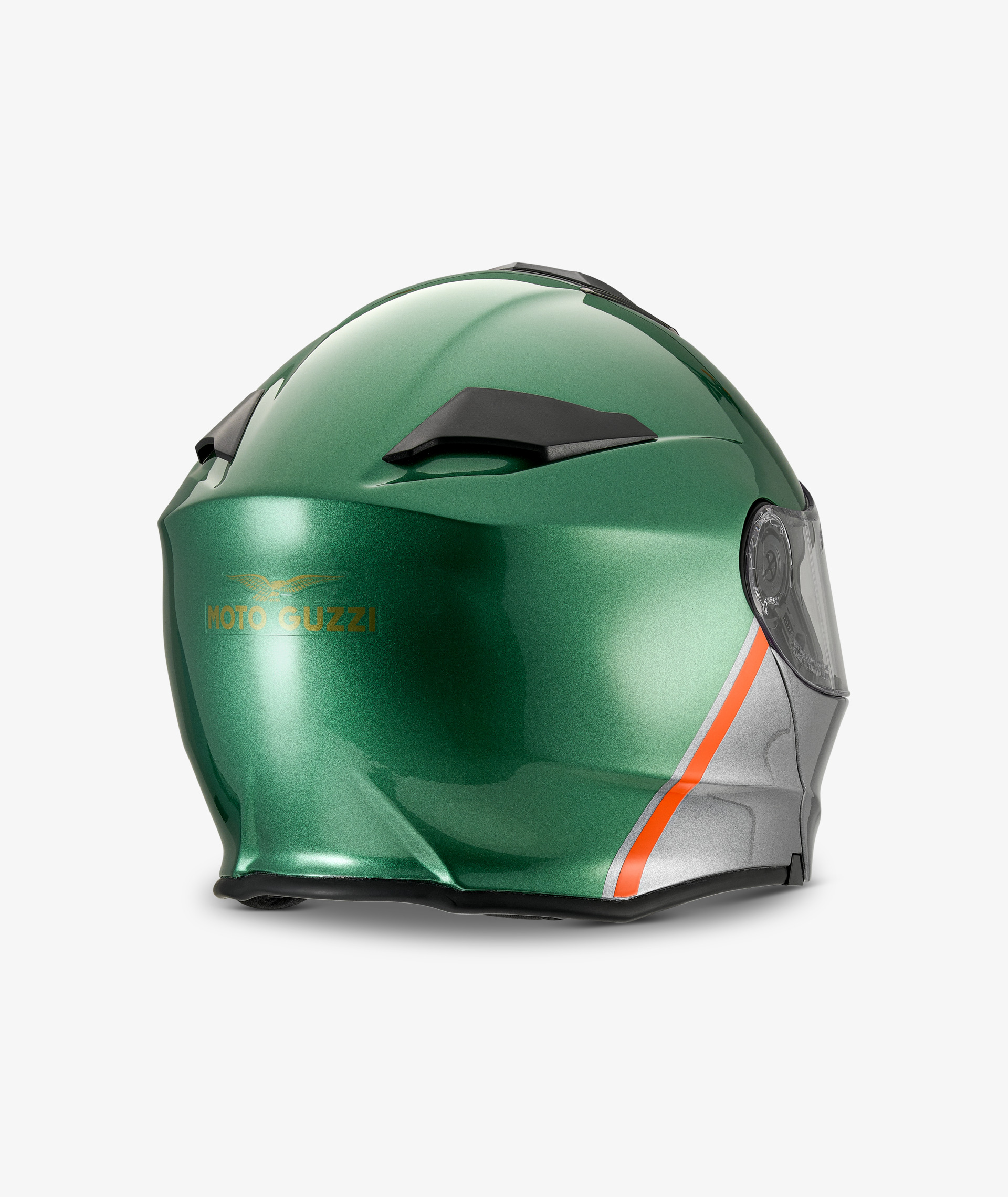 Casque Moto Guzzi "Modular BT" vert avec Bluetooth