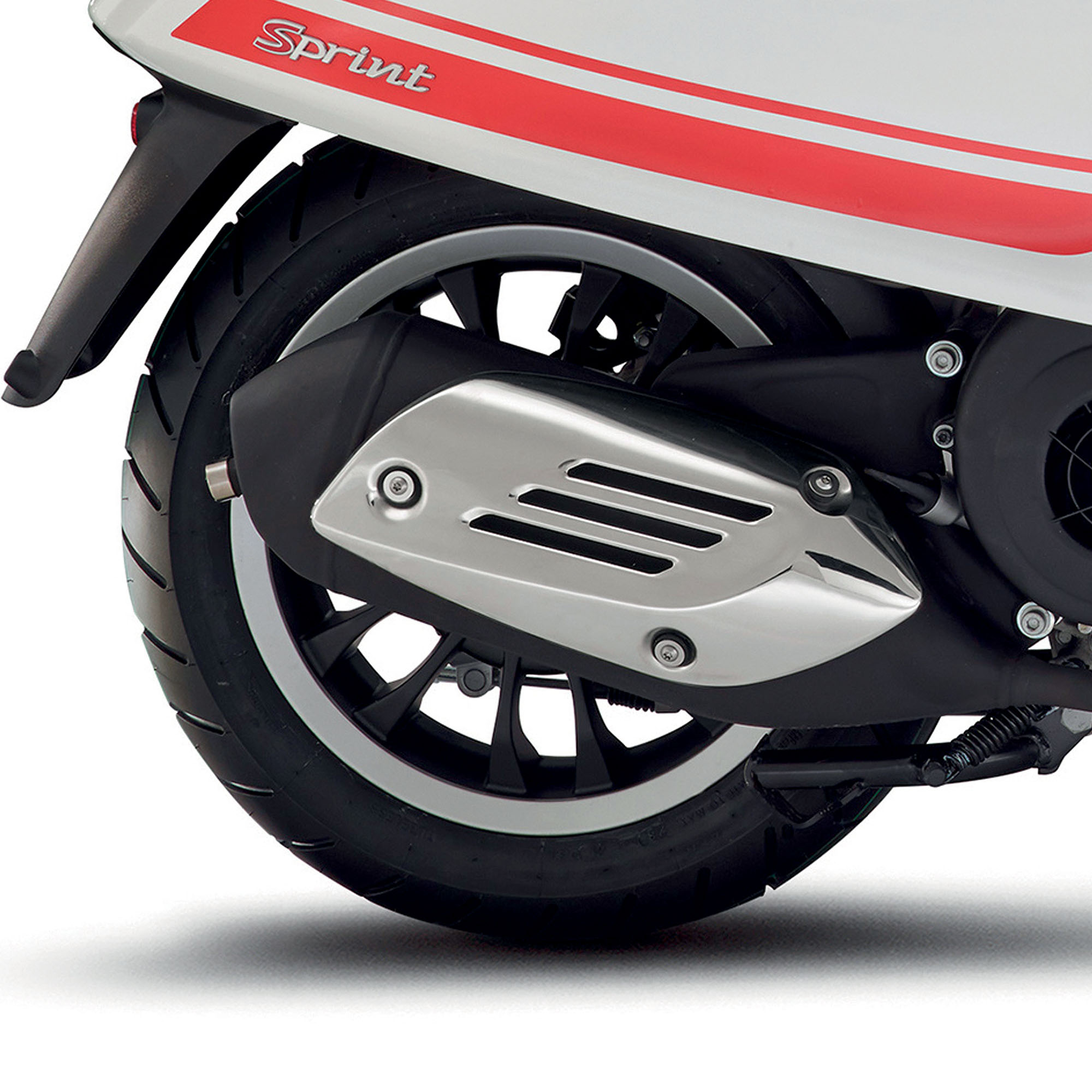 Jante arrière noire pour Vespa Sprint 4T
