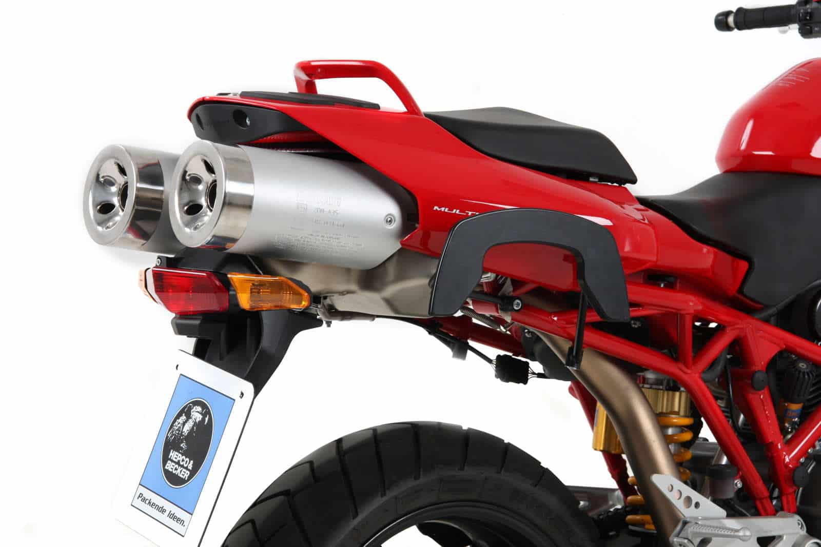Support latéral C-Bow noir pour Ducati Multistrada 620 /1000 /1100/S Hepco & Becker