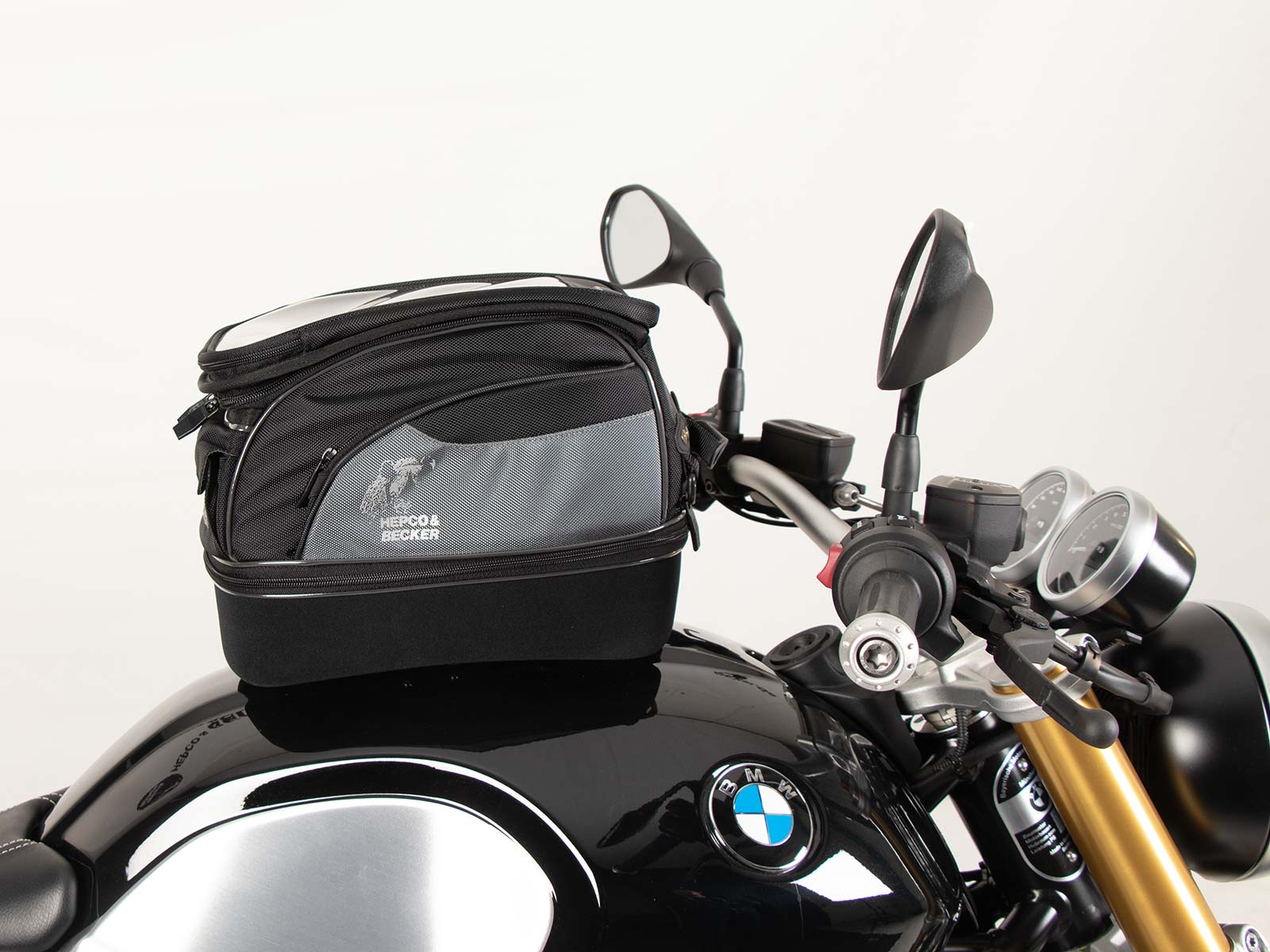 Anneau de réservoir Basic avec unité de fermeture de la sacoche de réservoir pour BMW R nineT Scrambler (16-23) Hepco & Becker