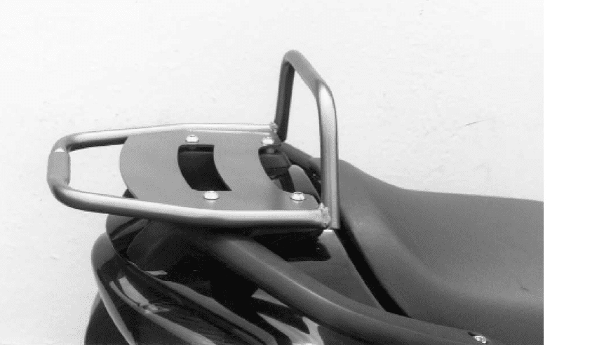 Porte-bagages tubulaire support de top case noir pour Honda NT 650 V Deauville (98-05) Hepco & Becker