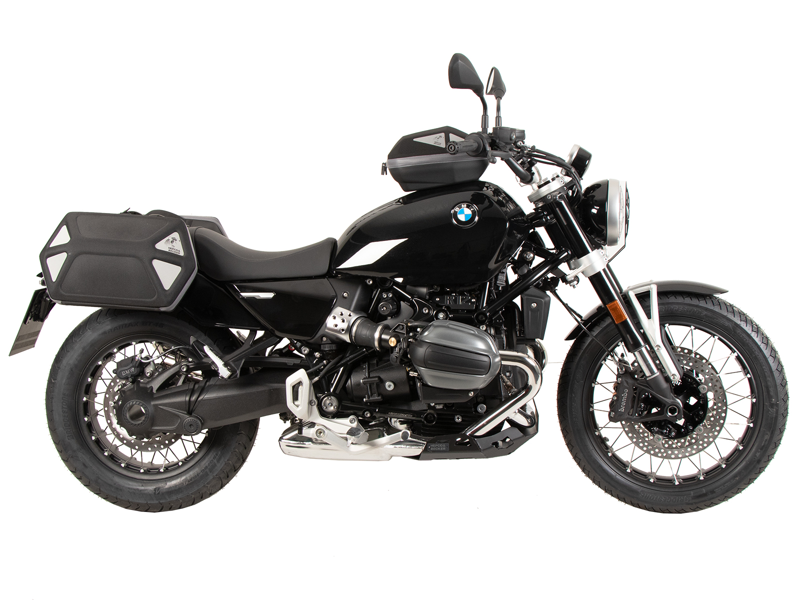 Support latéral C-Bow noir pour BMW R 12 (24-) Hepco & Becker