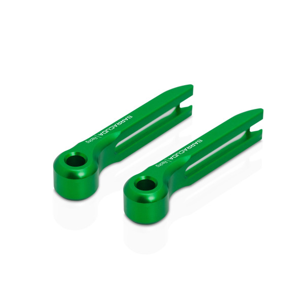 Embouts verts pour le jeu de leviers de frein et d'embrayage Barracuda