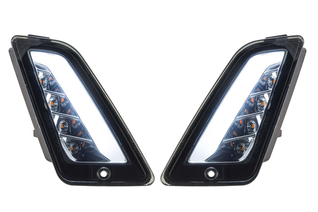 Kit clignotants avant gauche/droite pour Vespa GTS/GTS Super/GTV 125-300ccm ('14-), teinté