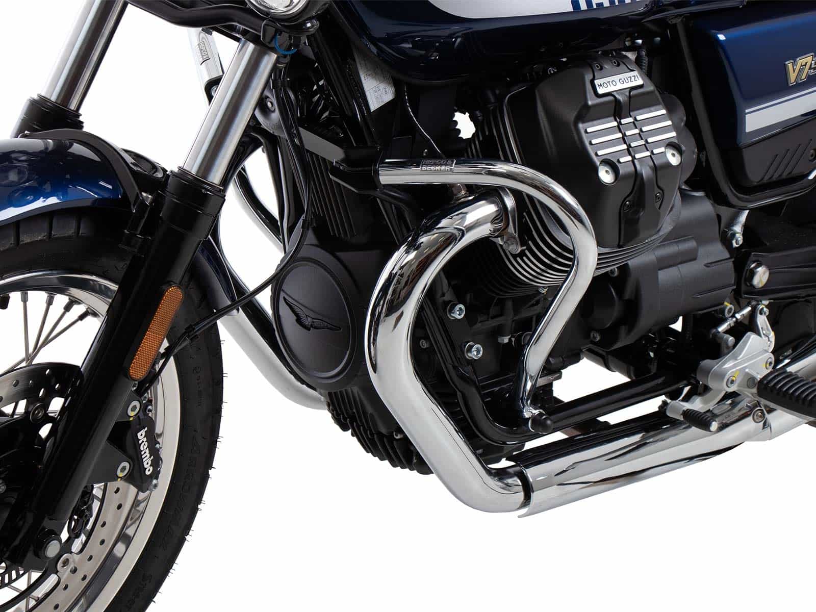Arceau de protection moteur chromé pour Moto Guzzi V7 Stone Special Edition (22-) Hepco & Becker