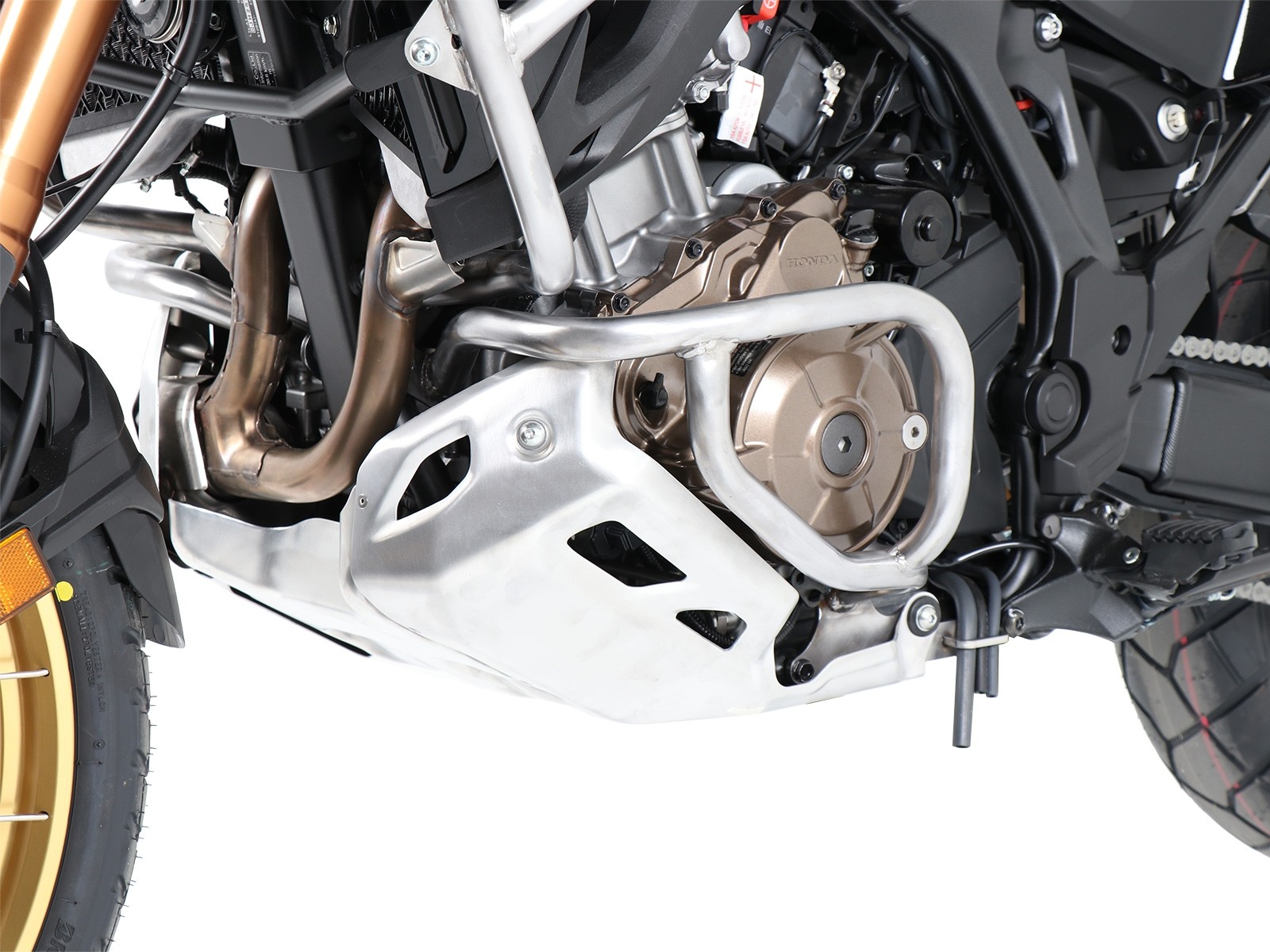 Arceau de protection moteur en acier inoxydable pour Honda CRF 1100L Africa Twin Adventure Sports (20-23) Hepco & Becker